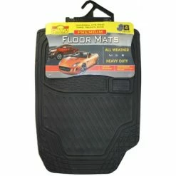 Best reviews of 🎁 Simoniz 4pc Premium All Weather Heavy Duty Floor Mat - Black 🛒