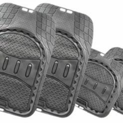 Best Pirce π― Simoniz 4 Pc. Deep Dish Diamond Plate Floor Mats β¨
