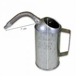 Coupon 🤩 Funnel King 2-Quart Galvanized Measuring Container w/Flex Spout 🎁 -Deals Automotive Store 10890018 2