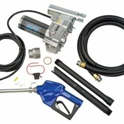 Cheapest ✨ GPI M-150S-AU 12V 15 GPM Fuel Transfer Pump w/Auto Shut-off Nozzle 👏 -Deals Automotive Store 110000 100 m 150 au contents 1
