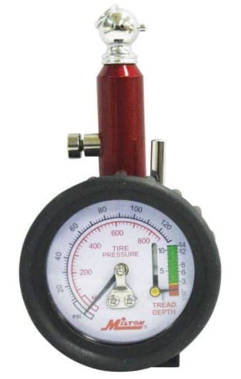Best deal ❤️ Milton Dial Single Head Tire Tread Depth Pressure Gauge, 0 to 120 PSI ❤️ 1 Best deal ❤️ Milton Dial Single Head Tire Tread Depth Pressure Gauge, 0 to 120 PSI ❤️