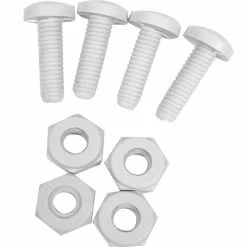 Best deal ❤️ Custom Accessories White Nylon License Plate Fastener ✔️