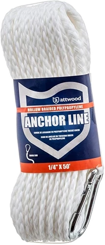 Best Sale π Attwood 11714-2 Hollow Braided Polypropylene Anchor Line π 3 Best Sale π Attwood 11714-2 Hollow Braided Polypropylene Anchor Line π - Image 3