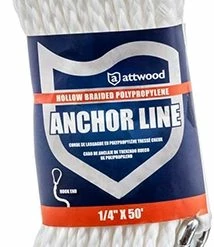 Cheapest 😍 Attwood 11714-2 Hollow Braided Polypropylene Anchor Line 👏 -Deals Automotive Store 11714 2 3