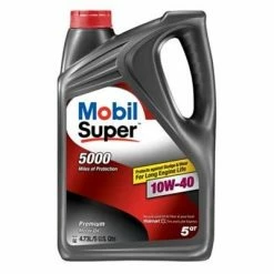 Top 10 🔔 Mobil Super 5000 Synthetic Blend Motor Oil – 5 Quart-10W-40 😀