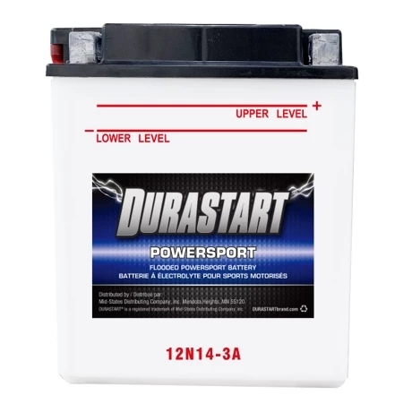 Flash Sale π Durastart Flooded Powersports Battery - 12V - 12N14-3A β¨ 1 Flash Sale π Durastart Flooded Powersports Battery - 12V - 12N14-3A β¨