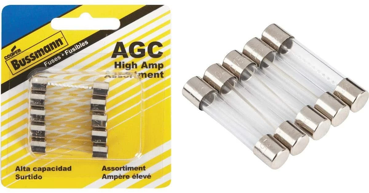 Cheap π Bussmann BP/AGC-A5-RP High Amp Glass Fuse Assortment - 5 Pack β€οΈ 1 Cheap π Bussmann BP/AGC-A5-RP High Amp Glass Fuse Assortment - 5 Pack β€οΈ