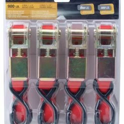 Cheapest ✨ Max Load 37112 1"X10' Ratchet Strap Tie Down - 4 Pack 👏