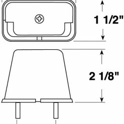 Deals 😍 Peterson Mfg. V436SX Chrome, Stud-Mount License Plate Light 👍 -Deals Automotive Store 2170049 2