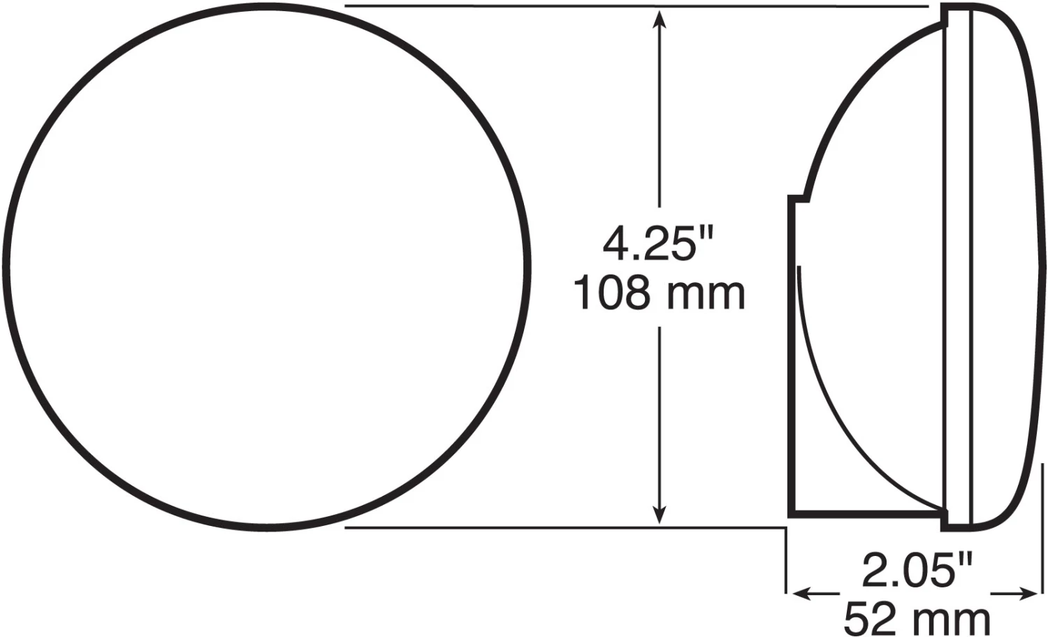 Buy π Peterson Mfg. V426KR Long-Life Round 4" Stop, Turn & Tail Light π₯ 2 Buy π Peterson Mfg. V426KR Long-Life Round 4" Stop, Turn & Tail Light π₯ - Image 2