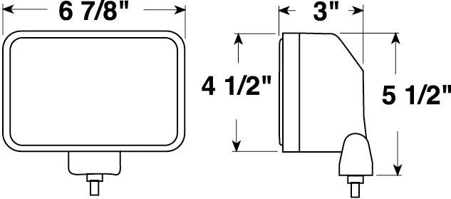 Budget β¨ Peterson Mfg. V503HF 3" x 5" Tractor & Work Light β Flood Beam π 2 Budget β¨ Peterson Mfg. V503HF 3" x 5" Tractor & Work Light β Flood Beam π - Image 2
