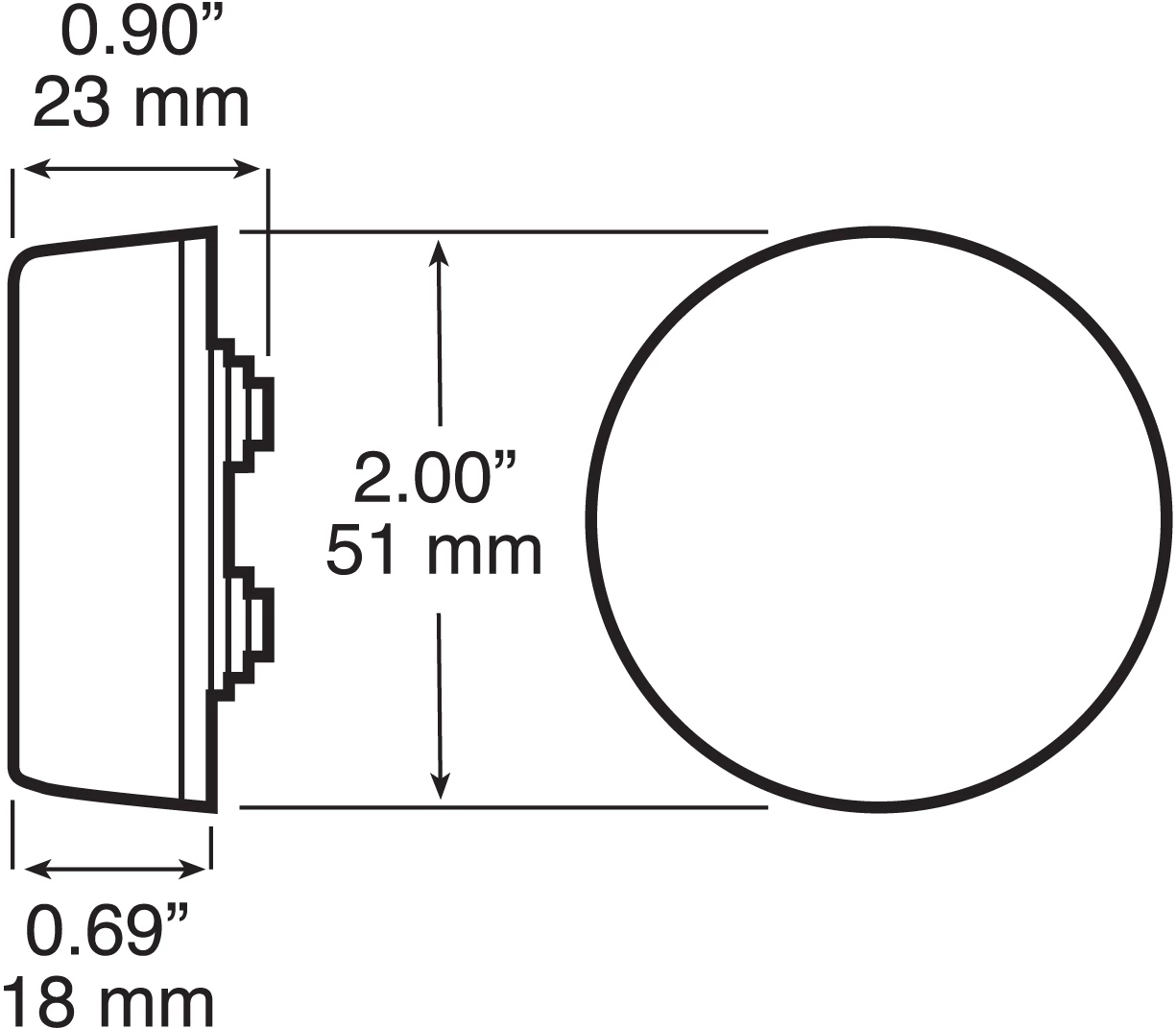 Best Sale β¨ Peterson Mfg. V146 2" Clearance & Side Marker Light π 2 Best Sale β¨ Peterson Mfg. V146 2" Clearance & Side Marker Light π - Image 2