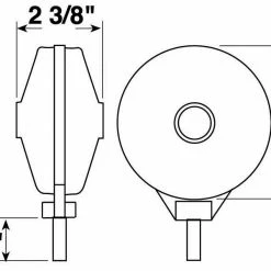 Promo ⌛ Peterson Mfg. V313R Single-Face Turn Signal 👏 -Deals Automotive Store 2171021 2 2