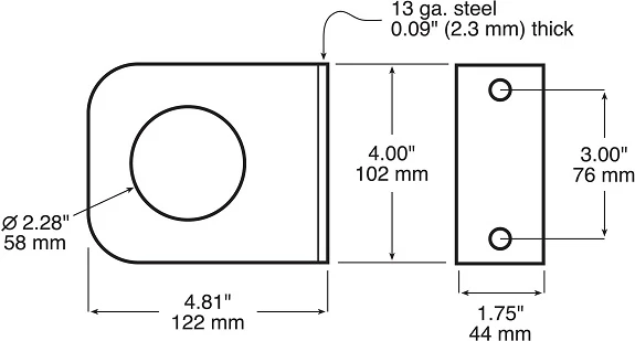 Cheapest 𧨠Peterson Mfg. 146-092 L-Mount Bracket π 2 Cheapest 𧨠Peterson Mfg. 146-092 L-Mount Bracket π - Image 2