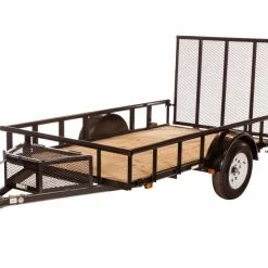 Outlet 🎉 Carry-On 5.5 ft. x 10 ft. Wood Floor Trailer with Ramp Gate ❤️