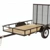 Hot Sale ✨ Carry-On 5 ft. x 10 ft. Wood Floor Utility Trailer with Ramp Gate 🎁