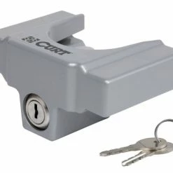 Discount ⭐ Curt Mfg. Grey Aluminum Trailer Coupler Lock, Fits Most 2", 1-7/8" Couplers 🔔