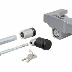 Brand new ⌛ Curt Mfg. Hitch & Coupler Lock Set (2" Receiver, 1/2" - 2-1/2" Latch, 1-7/8" & 2" Lip) 🛒