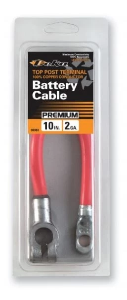 Best Sale π Deka 00365 2GA Top Post Battery Cable β 10 inch β 1 Best Sale π Deka 00365 2GA Top Post Battery Cable β 10 inch β