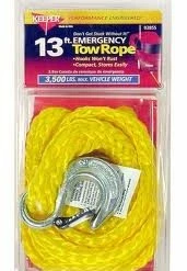 New 🎁 Keeper 13' Emergency Tow Rope 🔔