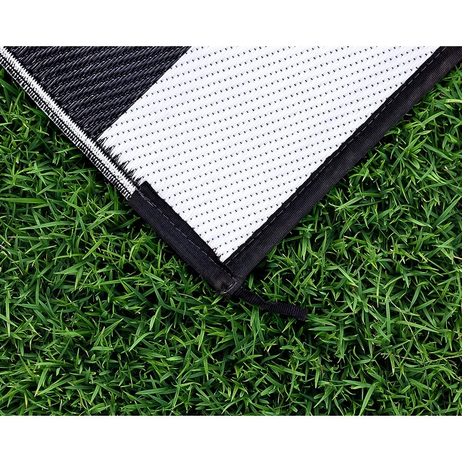 Budget π Camco Outdoor Mat 6' x 9' - Black / White Checkered π₯ 3 Budget π Camco Outdoor Mat 6' x 9' - Black / White Checkered π₯ - Image 3
