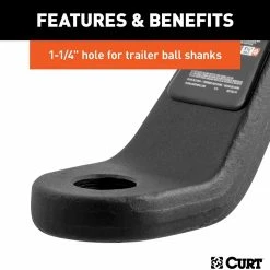 Outlet 😉 Curt 45342 Magnum Forged Trailer Hitch Ball Mount - 6" Drop 👍 -Deals Automotive Store 35180523 6