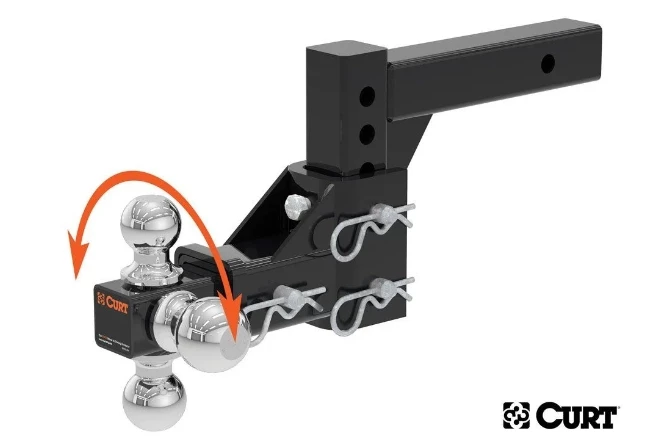 Outlet π CURT ADJUSTABLE TRI-BALL MOUNT (2" SHANK, 1-7/8", 2" & 2-5/16" BALLS) #45799 π 4 Outlet π CURT ADJUSTABLE TRI-BALL MOUNT (2" SHANK, 1-7/8", 2" & 2-5/16" BALLS) #45799 π - Image 4