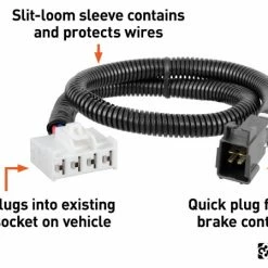 Coupon ✔️ Curt Brake Controller Harness, Select Cadillac, Chevrolet, Gmc, Hummer (Packaged) 🎁 -Deals Automotive Store 35180574 1