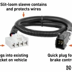 New 🤩 CURT TRAILER BRAKE CONTROLLER HARNESS, SELECT FORD, LINCOLN (PACKAGED) #51433 🛒 -Deals Automotive Store 35180575 1