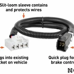 Coupon 💯 Curt Brake Controller Harness, Select Ford F-Series, Mkt, Navigator (Packaged) 😍 -Deals Automotive Store 35180576 1