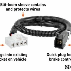 Cheap 🌟 CURT BRAKE CONTROLLER HARNESS, SELECT RAM 1500, 2500, 3500, 4500, 5500 (PACKAGED) #51458 ⌛ -Deals Automotive Store 35180578 1
