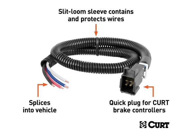 Cheapest π CURT UNIVERSAL TRAILER BRAKE CONTROLLER HARNESS WITH PIGTAILS (PACKAGED) #51516 π₯ 2 Cheapest π CURT UNIVERSAL TRAILER BRAKE CONTROLLER HARNESS WITH PIGTAILS (PACKAGED) #51516 π₯ - Image 2