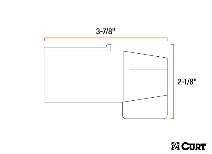 New π Curt Electrical Adapter (7-Way Rv Blade Vehicle To 5-Way Flat Trailer, Packaged) π 2 New π Curt Electrical Adapter (7-Way Rv Blade Vehicle To 5-Way Flat Trailer, Packaged) π - Image 2