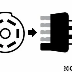 New π Curt Electrical Adapter (7-Way Rv Blade Vehicle To 5-Way Flat Trailer, Packaged) π 7 New π Curt Electrical Adapter (7-Way Rv Blade Vehicle To 5-Way Flat Trailer, Packaged) π -Deals Automotive Store 35180594 3