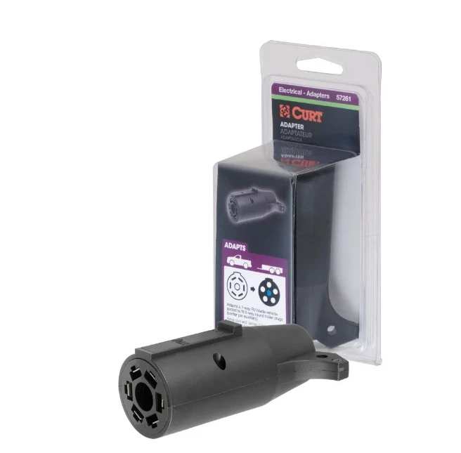 Budget π₯° Curt Adapter (7-Way Rv Blade To 6-Way Round Trailer, Center Pin Auxiliary, Packaged) π 1 Budget π₯° Curt Adapter (7-Way Rv Blade To 6-Way Round Trailer, Center Pin Auxiliary, Packaged) π