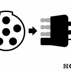 Budget 😉 Curt Electrical Adapter (6-Way Round Vehicle To 4-Way Flat Trailer) 🤩 -Deals Automotive Store 35180597 3