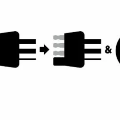 Budget 😉 Curt Dual-Output Electrical Adapter (Adds 7-Way RV Blade To 4-Way Flat) 🧨 -Deals Automotive Store 35180600 3