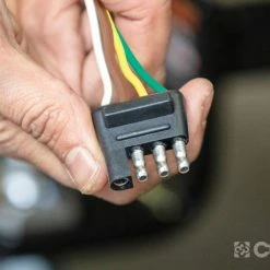 Wholesale ✨ CURT 4-WAY FLAT CONNECTOR PLUG WITH 12" WIRES (TRAILER SIDE, PACKAGED) #58031 ✨ -Deals Automotive Store 35180602 3