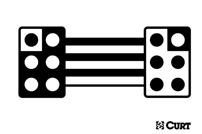 Hot Sale π€© CURT 6-WAY SQUARE CONNECTOR PLUG & SOCKET WITH 12" WIRES (PACKAGED) #58034 π 3 Hot Sale π€© CURT 6-WAY SQUARE CONNECTOR PLUG & SOCKET WITH 12" WIRES (PACKAGED) #58034 π - Image 3