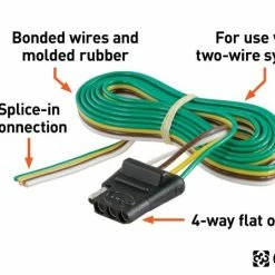 Discount π₯ CURT 4-WAY FLAT CONNECTOR SOCKET WITH 60" WIRES (VEHICLE SIDE, PACKAGED) #58041 π 4 Discount π₯ CURT 4-WAY FLAT CONNECTOR SOCKET WITH 60" WIRES (VEHICLE SIDE, PACKAGED) #58041 π -Deals Automotive Store 35180604 1