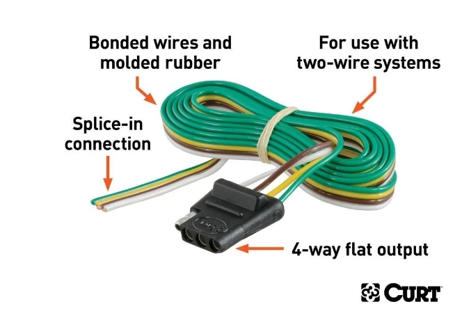 Discount π₯ CURT 4-WAY FLAT CONNECTOR SOCKET WITH 60" WIRES (VEHICLE SIDE, PACKAGED) #58041 π 2 Discount π₯ CURT 4-WAY FLAT CONNECTOR SOCKET WITH 60" WIRES (VEHICLE SIDE, PACKAGED) #58041 π - Image 2