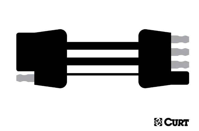 New π CURT 4-WAY FLAT CONNECTOR PLUG & SOCKET WITH 72" WIRES (PACKAGED) #58051 β€οΈ 4 New π CURT 4-WAY FLAT CONNECTOR PLUG & SOCKET WITH 72" WIRES (PACKAGED) #58051 β€οΈ - Image 4