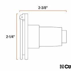 Top 10 🔔 CURT 6-WAY ROUND CONNECTOR SOCKET (VEHICLE SIDE, PACKAGED) #58091 🤩 -Deals Automotive Store 35180608 1