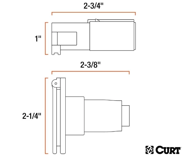 Best Pirce π CURT 6-WAY ROUND CONNECTOR PLUG & SOCKET (PACKAGED) #58092 π€© 2 Best Pirce π CURT 6-WAY ROUND CONNECTOR PLUG & SOCKET (PACKAGED) #58092 π€© - Image 2