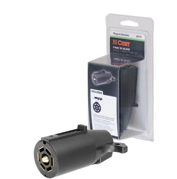 Wholesale π Curt 7-Way RV Blade Connector Plug (Trailer Side, Black Plastic, Packaged) π₯° 1 Wholesale π Curt 7-Way RV Blade Connector Plug (Trailer Side, Black Plastic, Packaged) π₯°