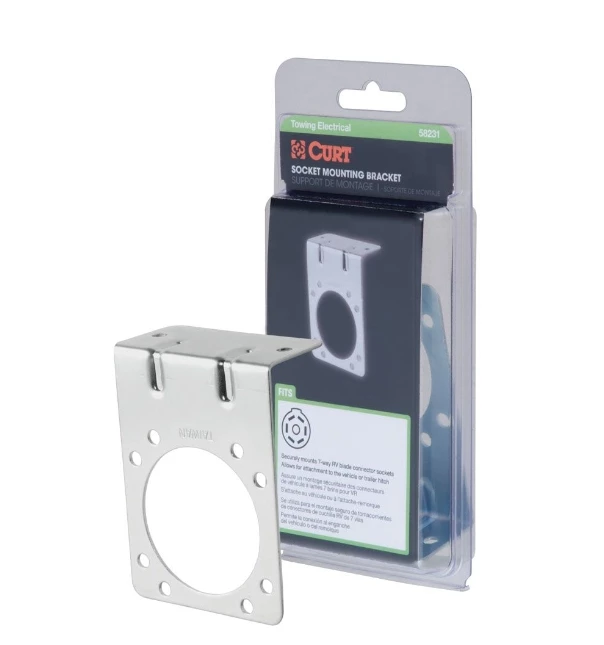 Deals β€οΈ Curt Connector Mounting Bracket For 7-Way Rv Blade (Zinc, Packaged) π€© 1 Deals β€οΈ Curt Connector Mounting Bracket For 7-Way Rv Blade (Zinc, Packaged) π€©