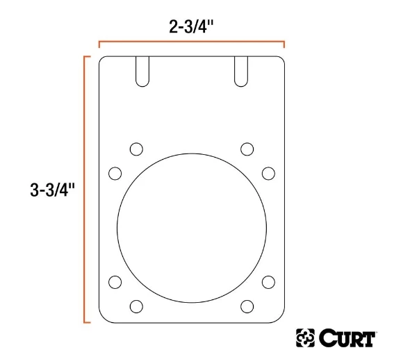 Deals β€οΈ Curt Connector Mounting Bracket For 7-Way Rv Blade (Zinc, Packaged) π€© 2 Deals β€οΈ Curt Connector Mounting Bracket For 7-Way Rv Blade (Zinc, Packaged) π€© - Image 2