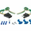 New 🛒 CURT 4-WAY FLAT CONNECTOR PLUG & SOCKET WITH 12" WIRES EACH & HARDWARE (PACKAGED) #58344 😍