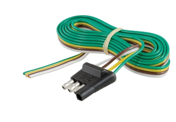 New π CURT 4-WAY FLAT CONNECTOR PLUG WITH 48" WIRES (TRAILER SIDE, PACKAGED) #58348 β 1 New π CURT 4-WAY FLAT CONNECTOR PLUG WITH 48" WIRES (TRAILER SIDE, PACKAGED) #58348 β