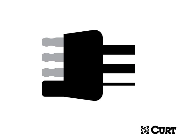 New π CURT 4-WAY FLAT CONNECTOR PLUG WITH 48" WIRES (TRAILER SIDE, PACKAGED) #58348 β 4 New π CURT 4-WAY FLAT CONNECTOR PLUG WITH 48" WIRES (TRAILER SIDE, PACKAGED) #58348 β - Image 4